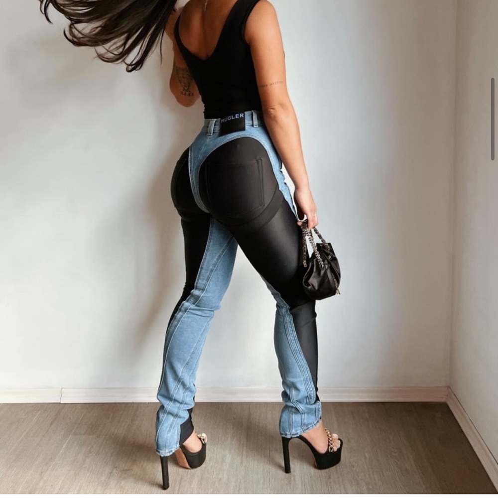 MUGLER spiral jeans size 42